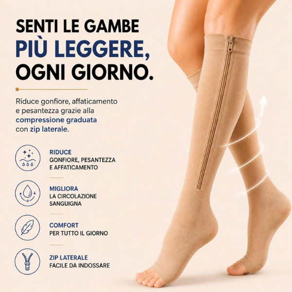 Calze compressive con zip - StandWell