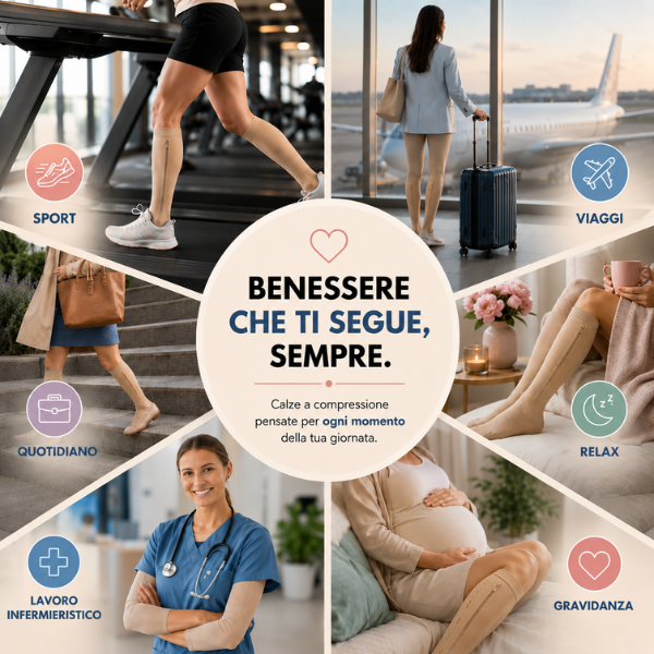 Calze compressive con zip - StandWell
